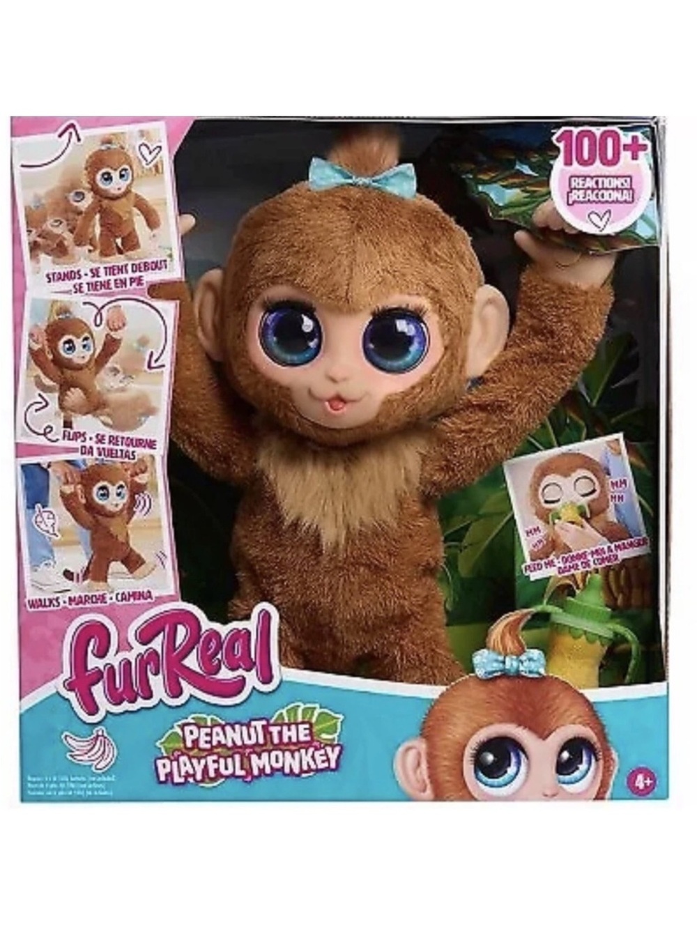FurReal Peanut the Playful Monkey Interactive Toy NEW IN BOX